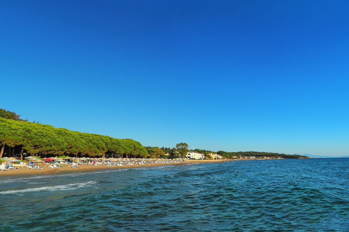 Altınkum Beach langer Sandstrand