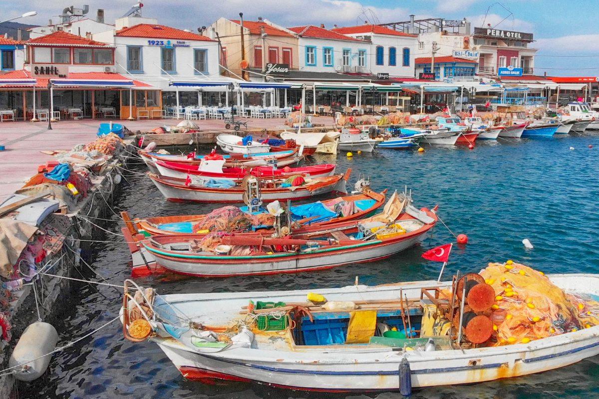 Urla Fischerdorf Hafen bei Izmir
